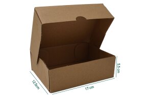 CARDBOARD POSTAL BOXES 17x12,5x5,5cm SET/10